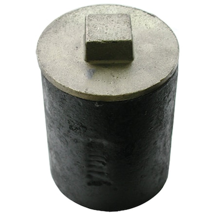 Jones Stephens 6in. Service Weight Cleanout Ferrule With 5in. New Orleans Code Plug - 4in. Height C40006